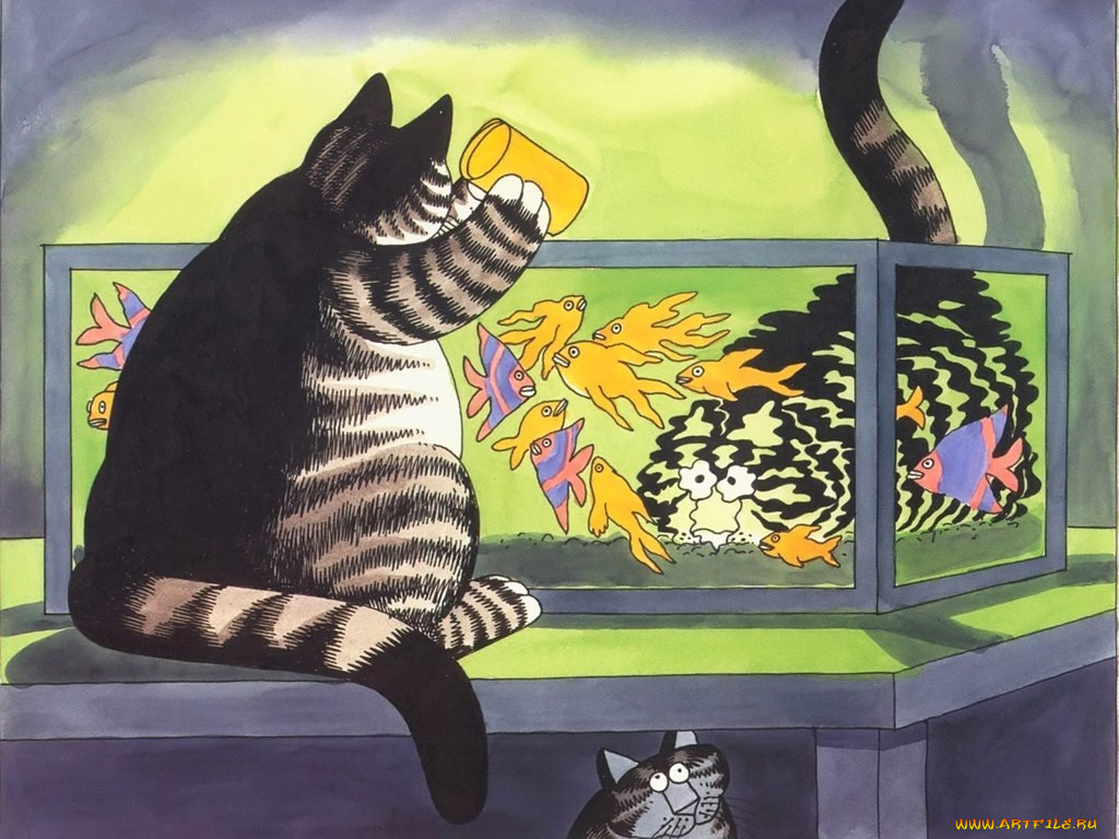 kliban, cats, , bernard